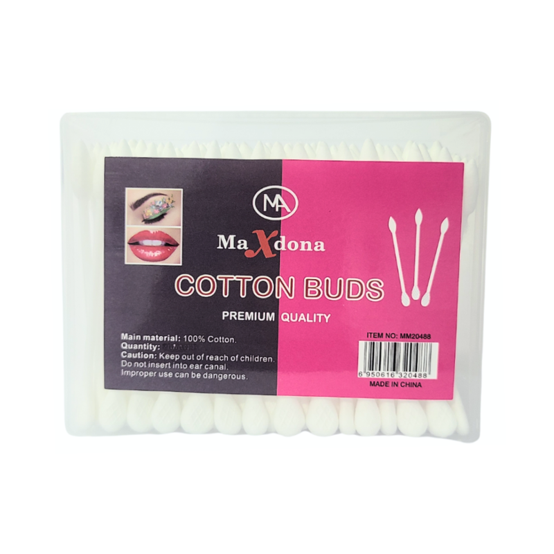 Cotton Swabs for Ears Makeup Application 6 Inch Applicators Maxdona 200 Pack