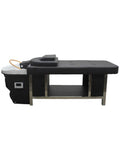 Salon System C237 Massage Bed with Integrated Shampoo Basin - Black