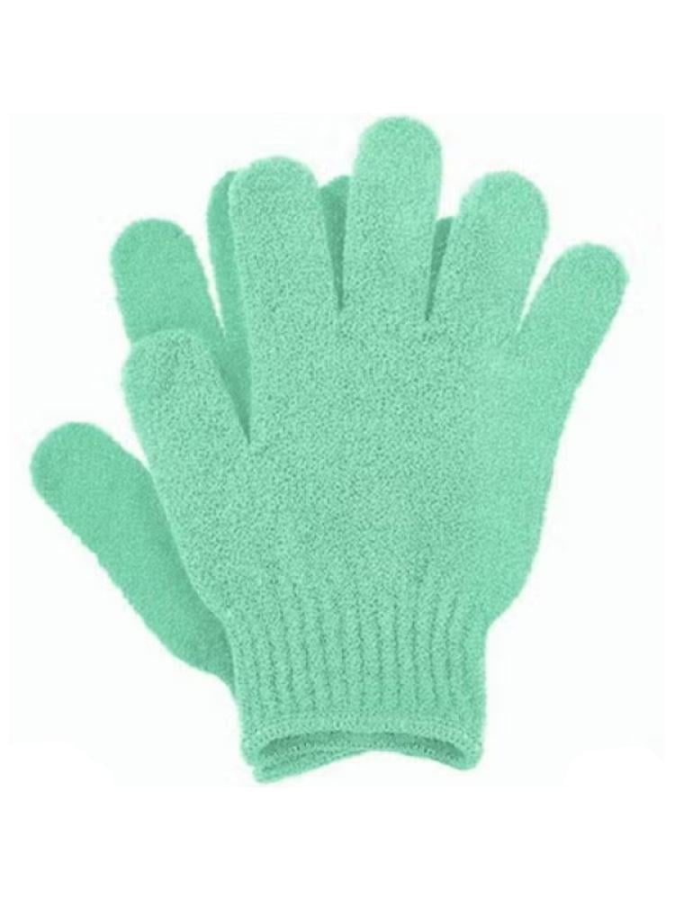 Spa System Bath Gloves - Dark Green