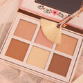 Beauty Creations Floral Bloom Highlighter & Contour Palette - 6 Shades