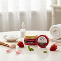 Jardin Irene Strawberry Lip Scrub & Cosmaribia Cheek Tint Cream Set