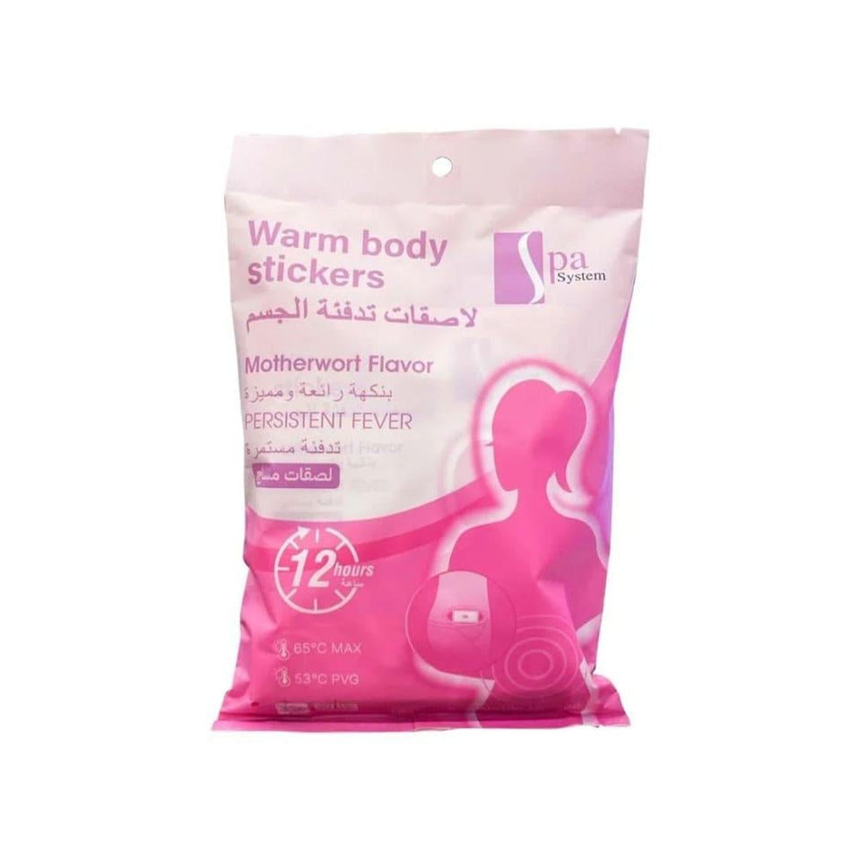 Spa System Body Warming Patches Unique Scent for Warmth & Relaxation 10 patches