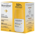 Beesline Natural Fragrance-Free Roll-On Deodorant 48H Protection 2x50ml