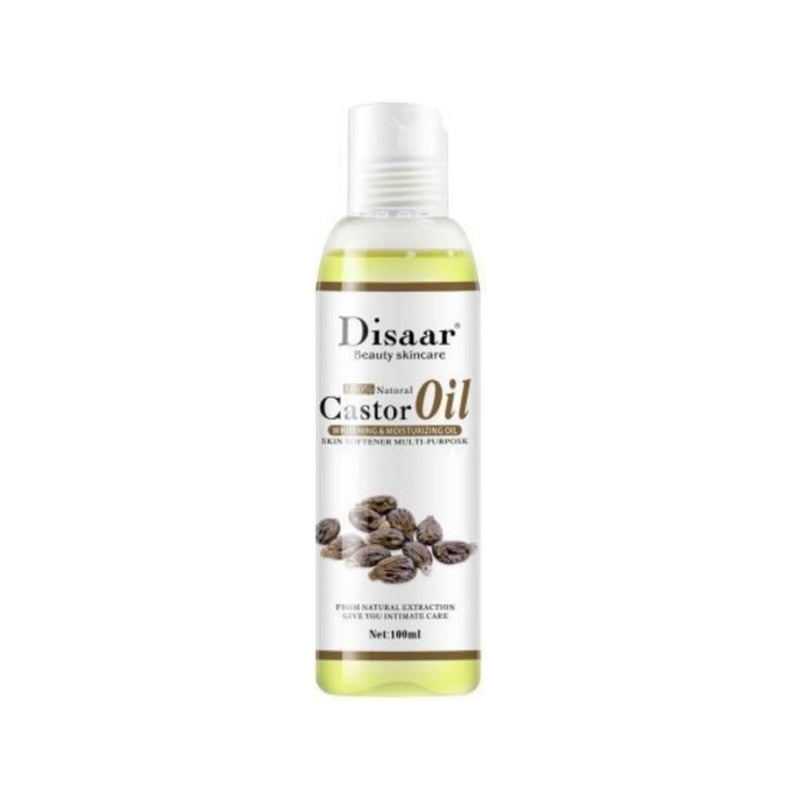 Disaar Castor Oil Moisturizing Oil for Face, Body, and Hair - 100ml