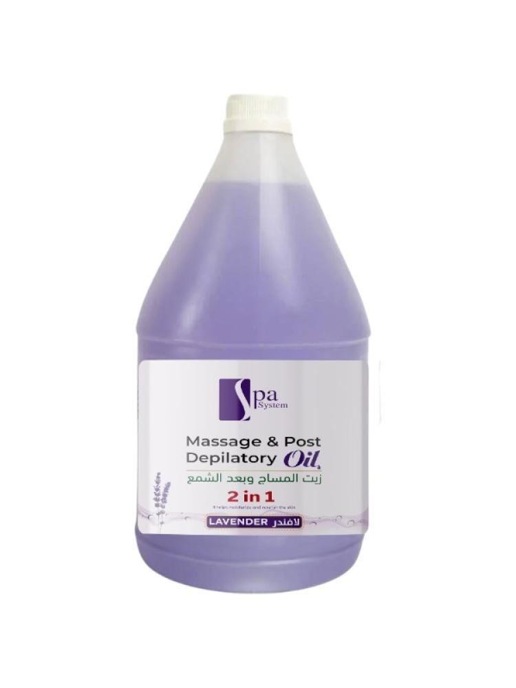 Spa System Lavender Massage & After-Wax Oil, 1 Gallon