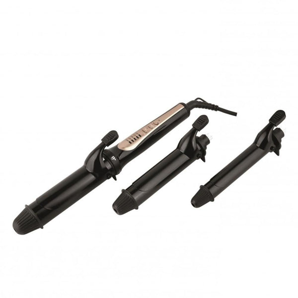 Rebune 3-in-1 Curling Iron RE2055 Ceramic Barrels 25mm 32mm 38mm