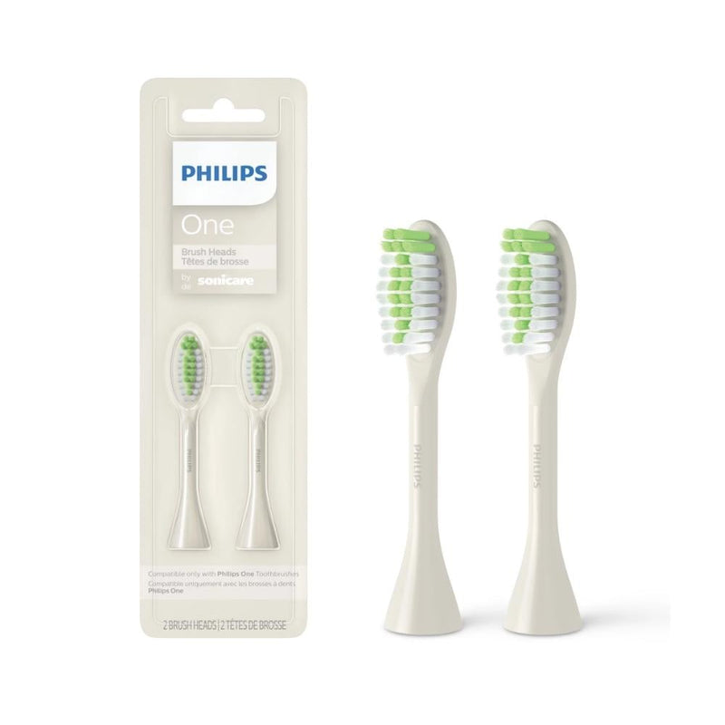 Philips One Electric Toothbrush Heads 2-Pack Replacement Brush Heads