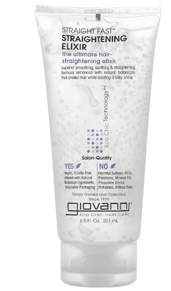 Straightening Elixir Giovanni Heat Styling Protection Formula Giovanni 200ml