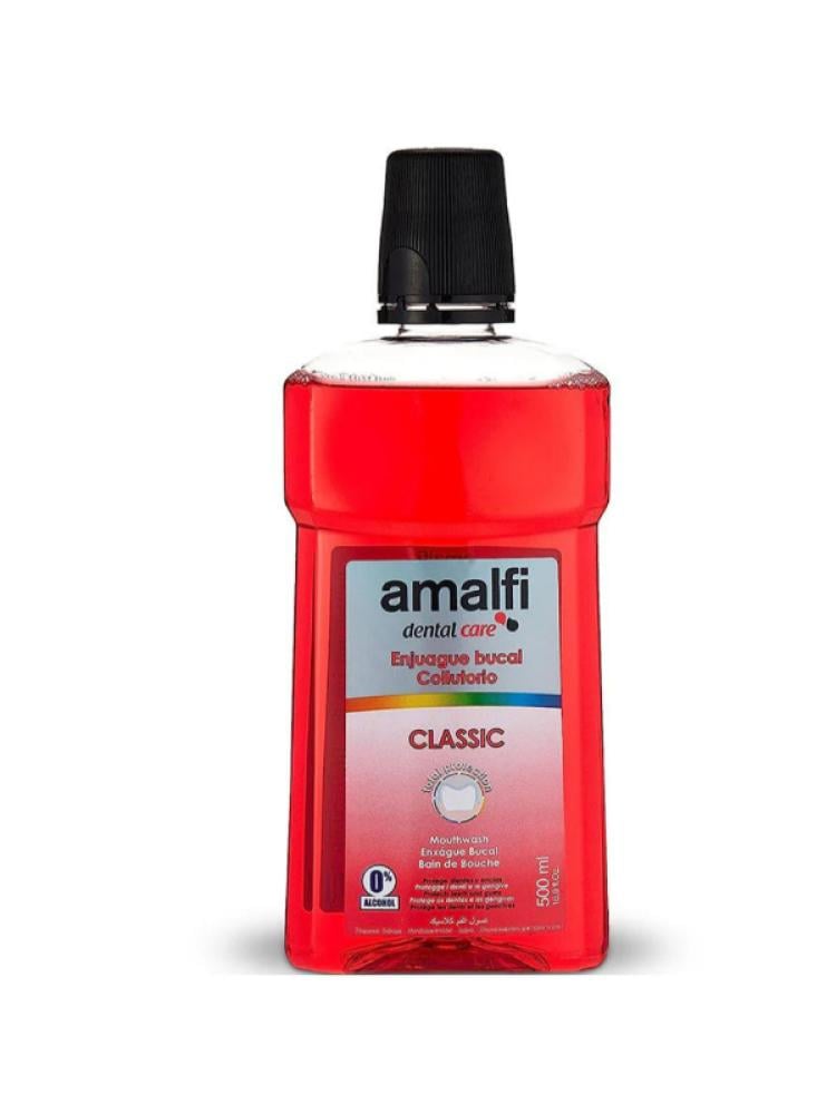 Fluoride Mouthwash Alcohol-Free Mint Amalfi 500ml