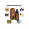 Hair Dye Shampoo Natural Brown Ginseng & Snake Oil Disaar 400ml