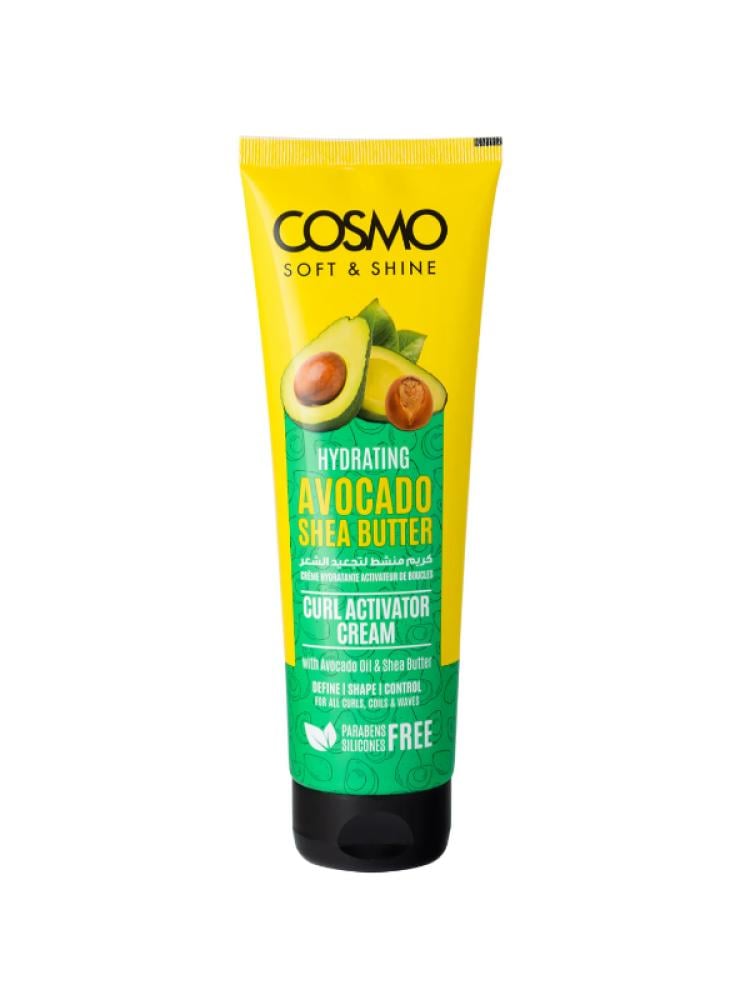 Cosmo Soft & Shine Curl Moisturizing Cream with Shea Butter & Avocado - 250ml