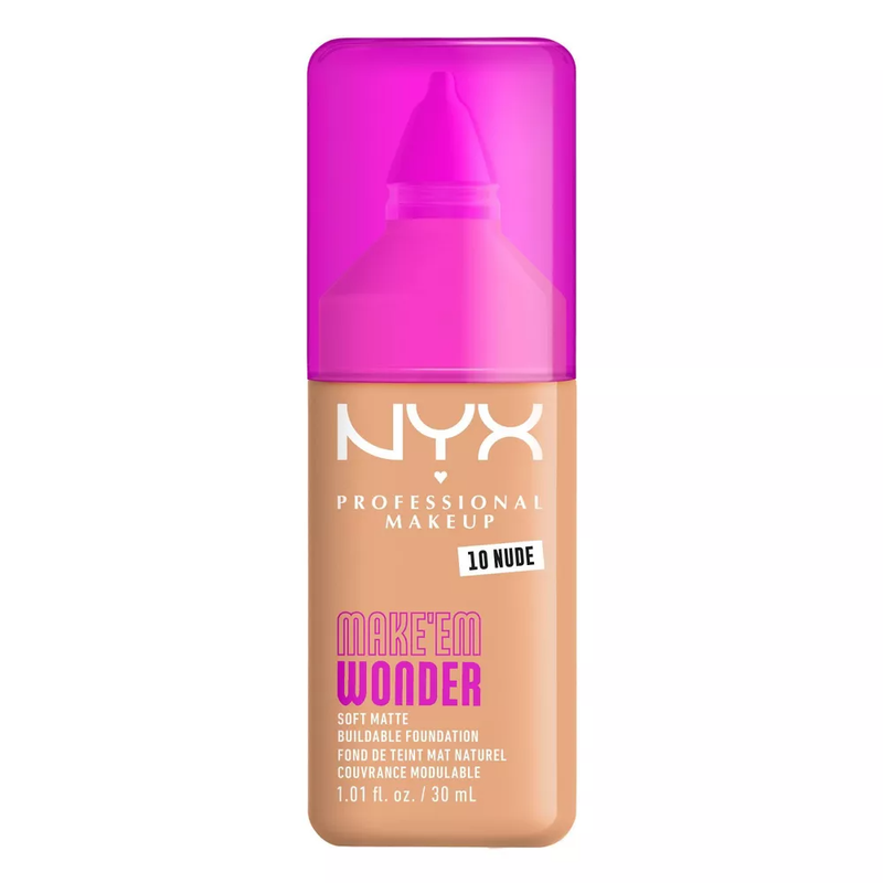 Best Matte Foundation Buildable Nude Shade Nyx 30ml
