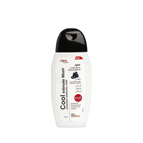Covix Charcoal Daily Intimate Wash - pH Balanced, 215ml