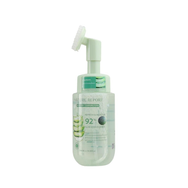 Nature Report Aloe Vera Foaming Cleanser - 92% Extract 230ml