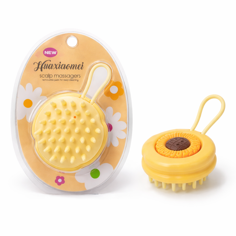 Scalp Massager Brush Silicone Exfoliating Hair Care Tool 1 Piece