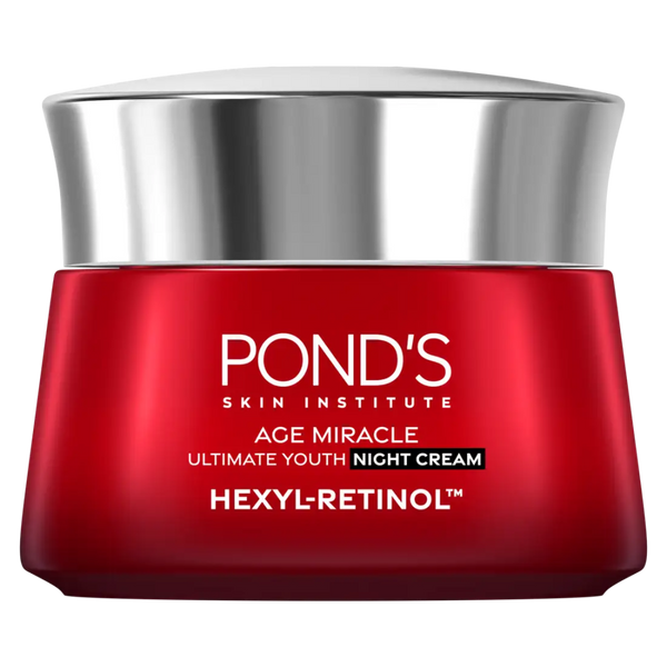 Shop Night Cream Age Miracle Ultimate Youth Restorative Formula Ponds 50g