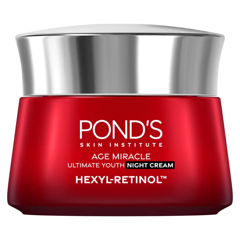 Shop Night Cream Age Miracle Ultimate Youth Restorative Formula Ponds 50g