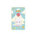 Navarro Pinky Heart Earrings, Gold Color, Children's