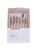 Eye Makeup Brush Set 6 Pieces Soft Bristles Ergonomic Beauty System