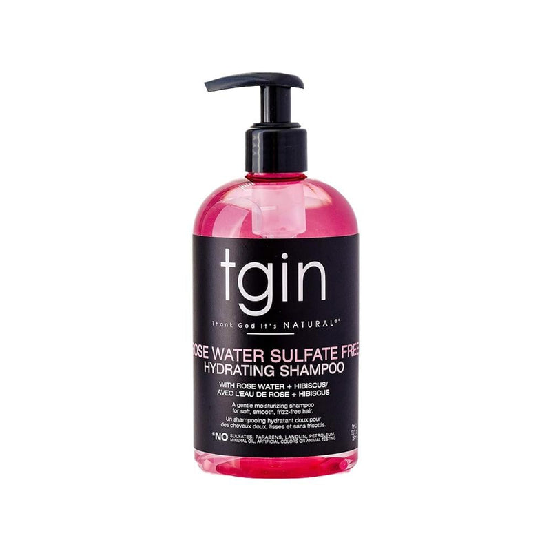 Tgin Rose Water Moisturizing Shampoo, Curl and Wave Definition, 384ml