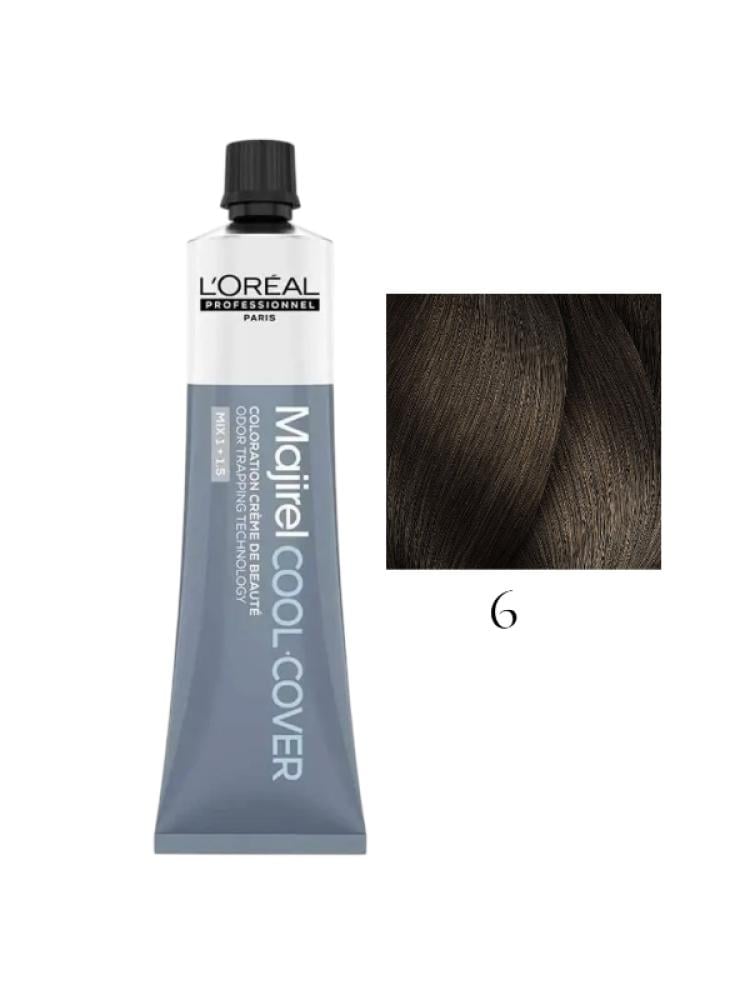 Majirel Cool Cover Hair Color Shade 6 L'Oreal Professionnel 60ml
