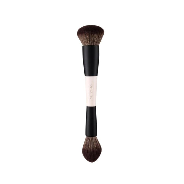 Dual Foundation and Blush Brush B007 Synthetic Bristles Hearts 1 Piece