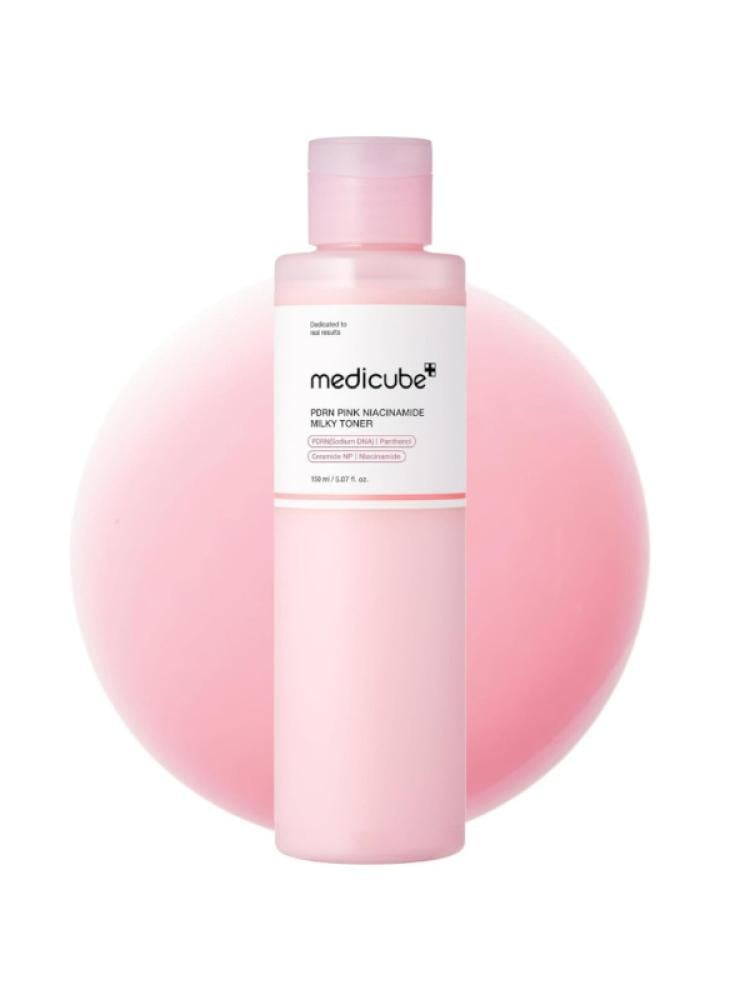 Face Toner for Oily Skin Pink Milk Niacinamide Brightening Medicube 150ml