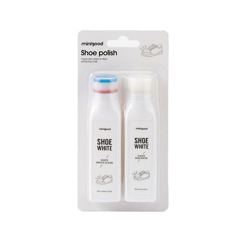 White Shoe Cleaning Kit Travel Size 2x25ml MiniGood