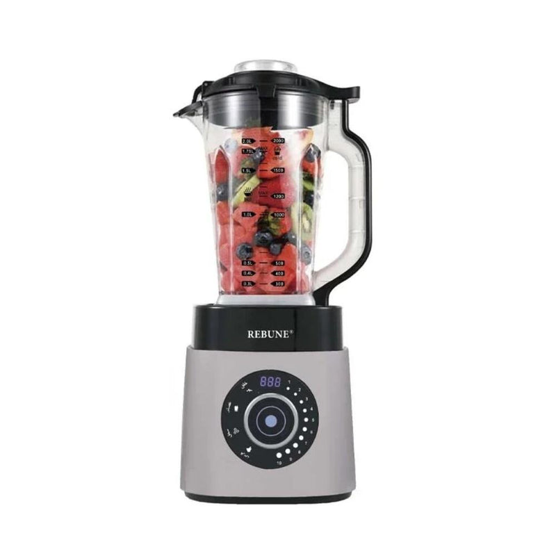 Rebune Electric Blender, 1500W, 2L Shatterproof Glass Jar, RE-2-104