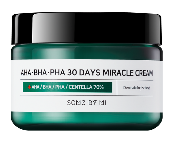 Exfoliating Face Cream with AHA, BHA, and PHA - Some By Mi - 60g