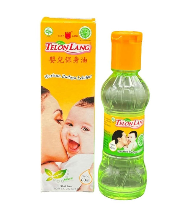 Baby Oil Soothing Massage Oil Gentle Hydrating Telon Lang 60ml