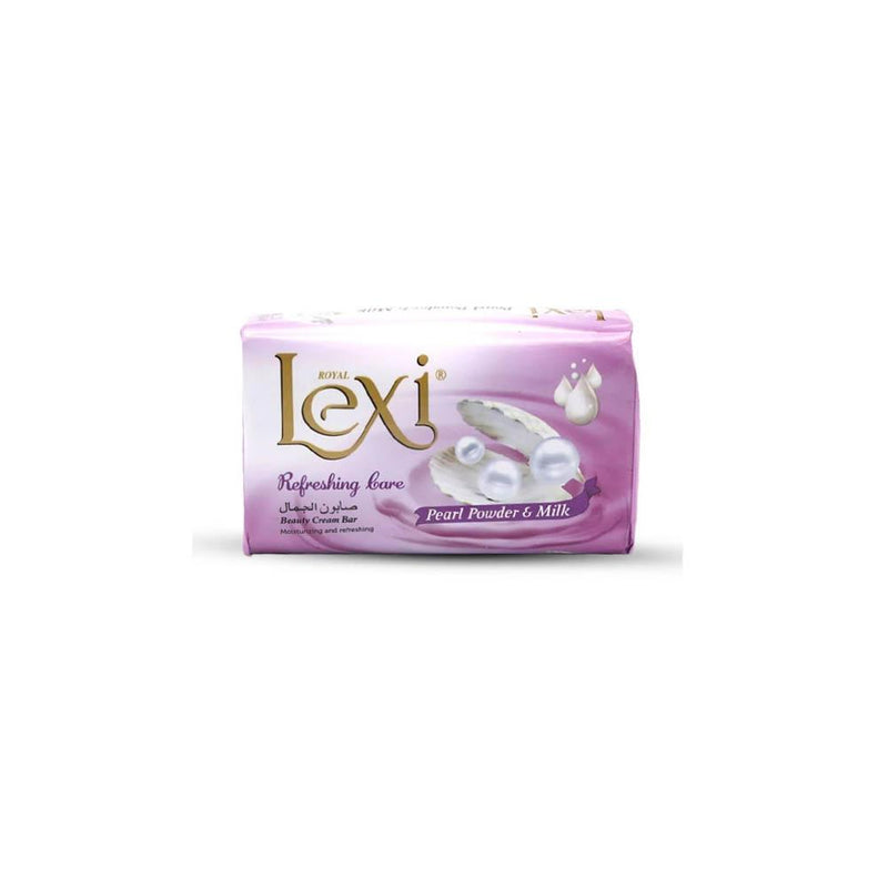 Natural Bar Soap Pearl Powder & Milk Brightening Royal Lexi 70g