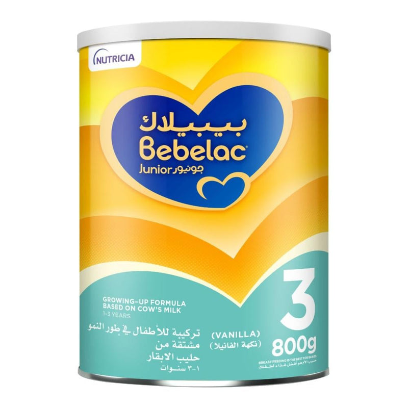 Buy toddler milk formula Vanilla Stage 3 Growth Support Bebelac 800g