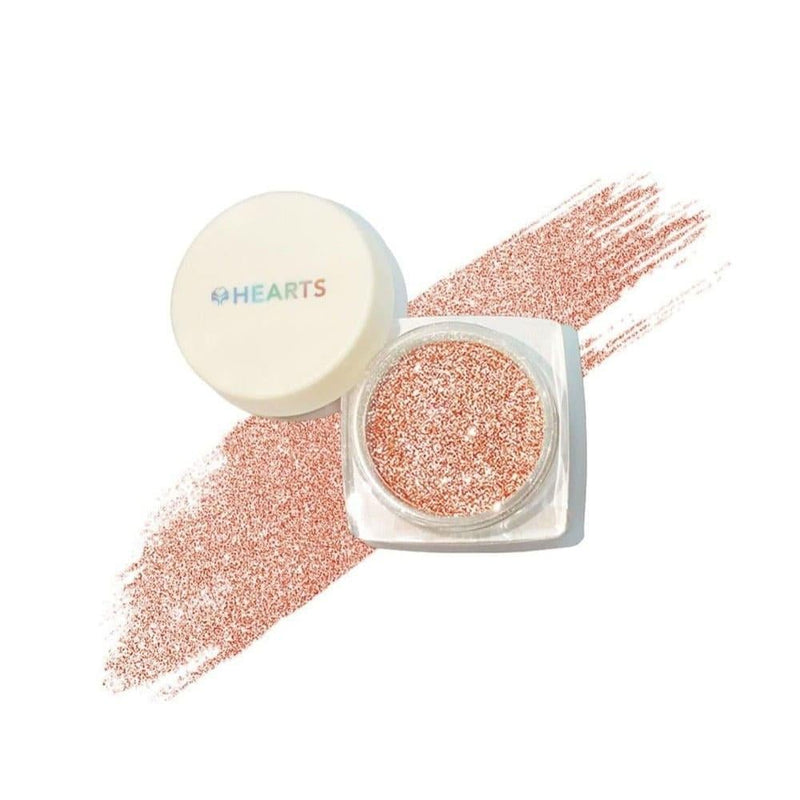 Loose Glitter Powder Shimmering Highlighter HEARTS 02 5g