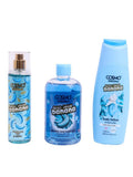 Cosmo Blue Java Banana Body Care Set - Fragrance Mist, Body Lotion, Shower Gel