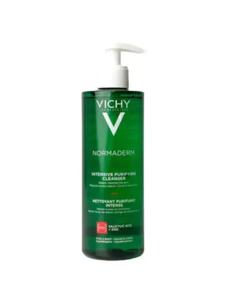 Vichy Normaderm Cleanser for Oily & Acne-Prone Skin with Salicylic Acid, Zinc & Copper - 400ml
