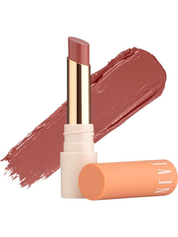 Pink Lipstick Matte Long Lasting Intense Color Neverti 3g