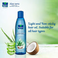 Best Hair Oil for Dry Damaged Hair Coconut & Aloe Vera Parachute 250ml