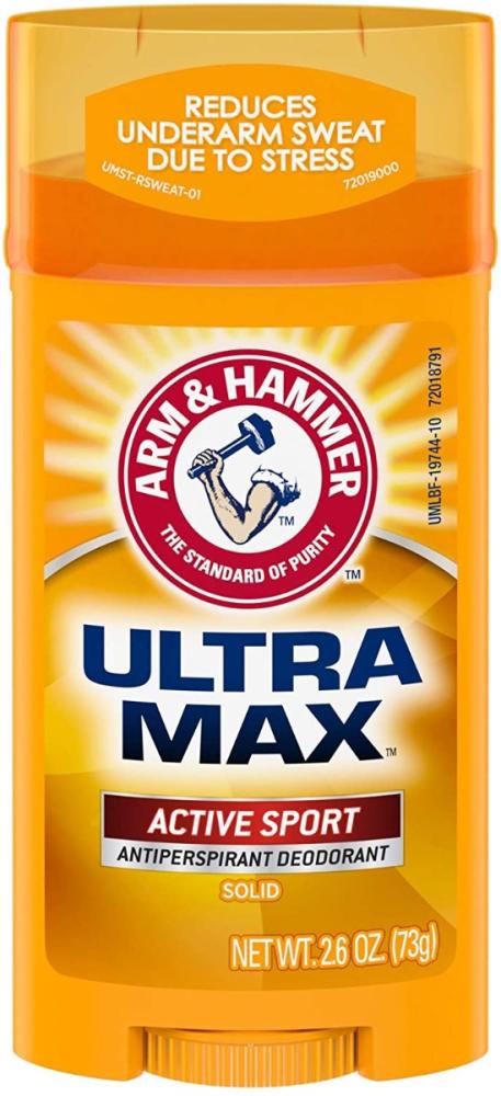 Natural Deodorant Stick Ultra Max Active Sport Arm & Hammer 73g