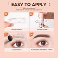 O.Two.O Eyebrow Shaping Powder Palette Dark Coffee Brown with 5 Stencils 1.5g