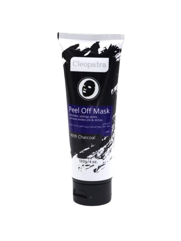 Cleopatra Charcoal Peel Off Mask for Deep Cleaning and Exfoliation - 120g