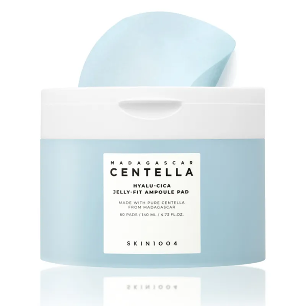 Hydrating Toner Pads Centella Asiatica Soothing Jelly Fit Ampoule Skin1004 60pcs
