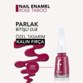 Flormar Nail Enamel Polish - 320 Metallic Glossy Finish