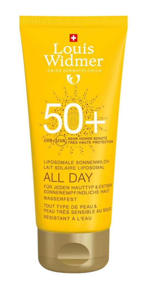 Allday SPF 50+ Sunscreen Cream Sensitive Skin Louis Widmer 100ml