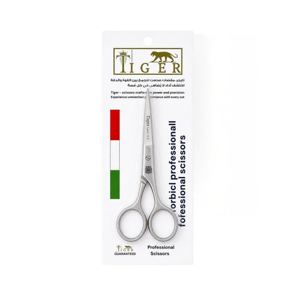 Best Beard and Mustache Scissors Steel Professional Tiger 4.5-inch