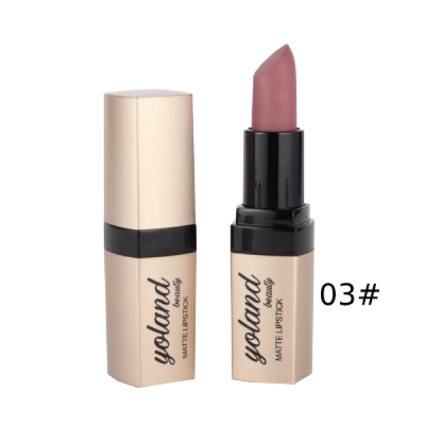 Yolande Beauty Creamy Matte Lipstick 03 with Vitamin E & Macadamia Oil 3.8g