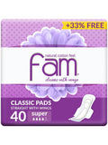 Best Sanitary Pads for 10 Year Olds Classic Large with Wings Fam 40 Pieces