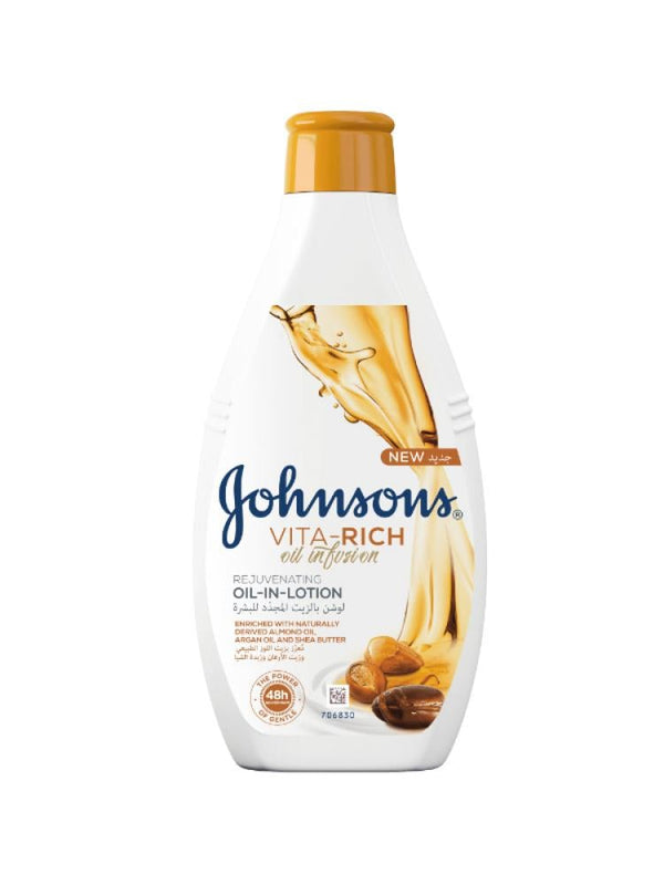 Revitalizing Body Lotion with Almond, Argan Oil and Shea Butter - Johnson's 400m