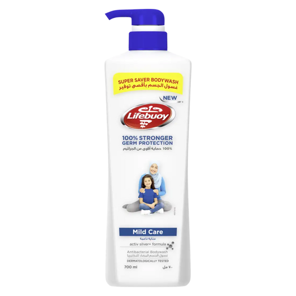 Body Wash Mild Care Moisturising Antibacterial Lifebuoy 700ml