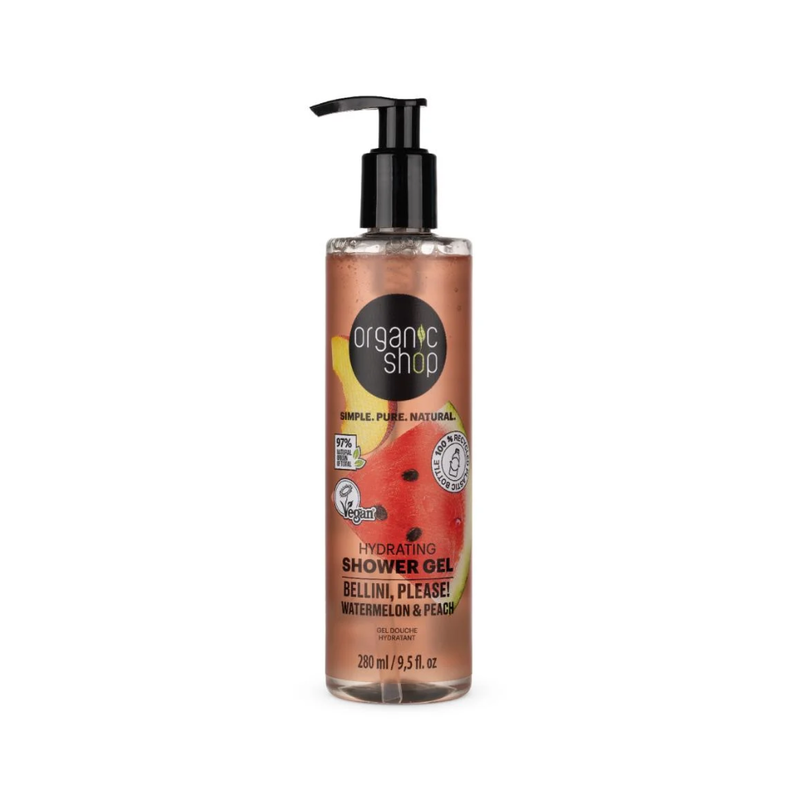 Organic Shop Watermelon & Peach Body Wash Moisturizing 280ml